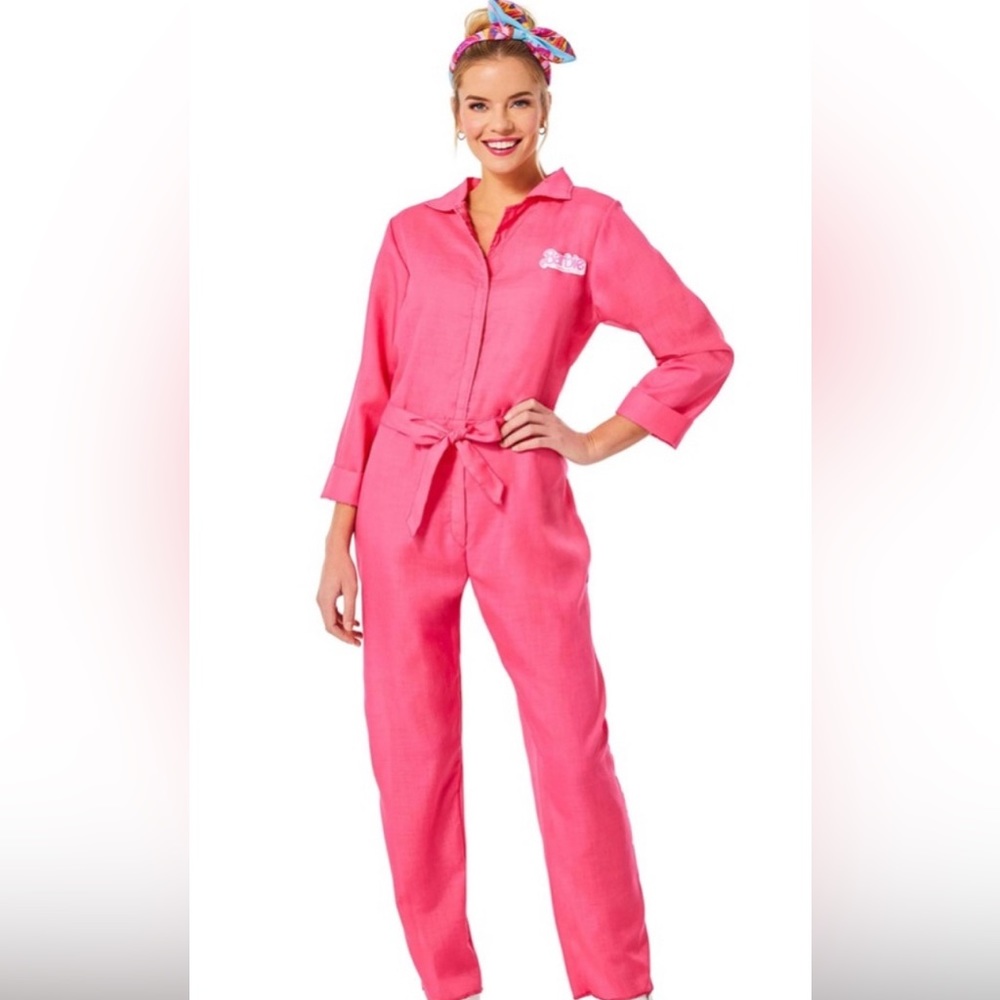 New Barbie movie pink power jumpsuit Medium